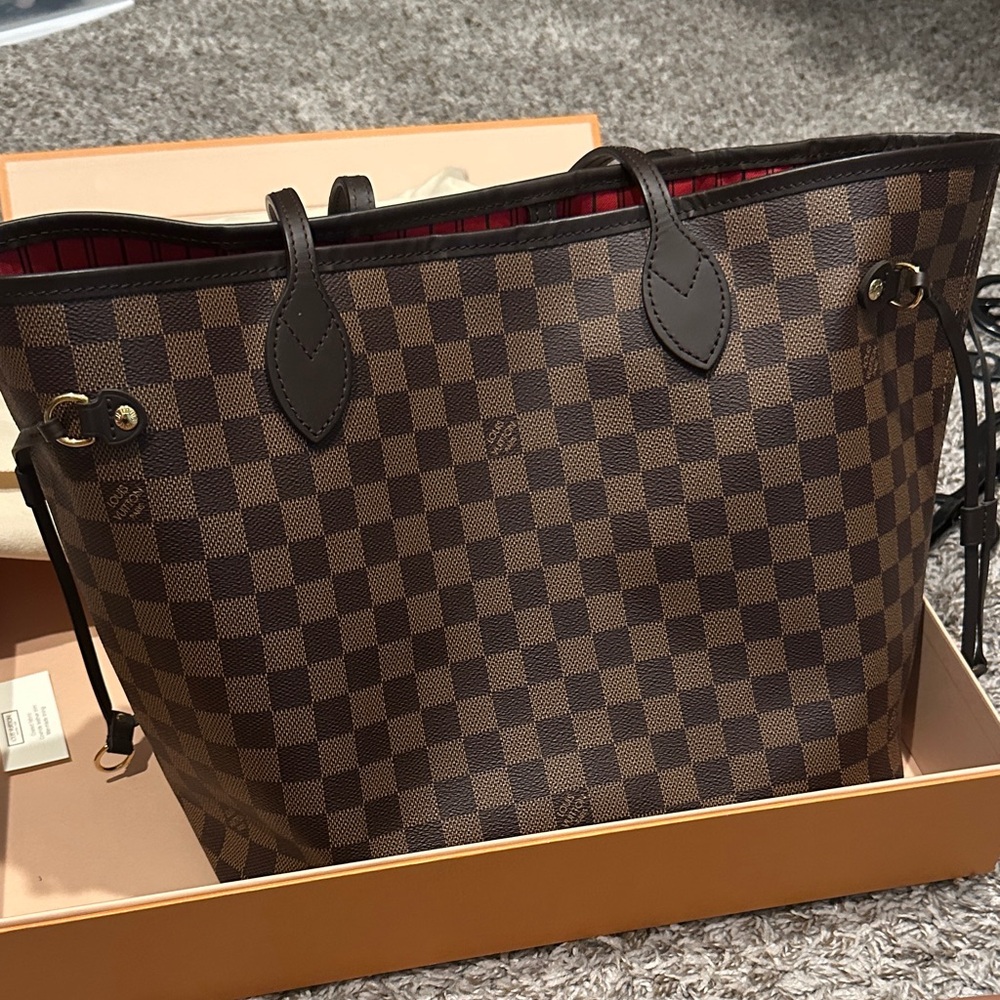 Louis Vuitton Brown Checkered Tote